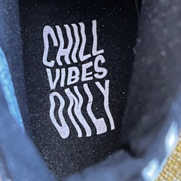 NEW PF Flyers Chill house Collab Black White High Top Sneakers Women’s Sz 8 NWOT - Picture 8 of 13